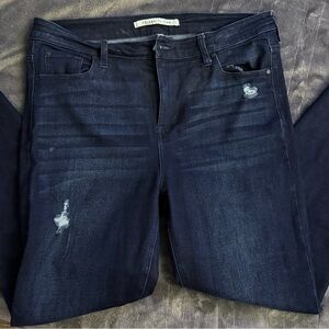 Celebrity Pink Distressed Jeans - Dark Blue